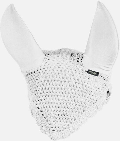 Horze Supreme Silent Ear Net - White