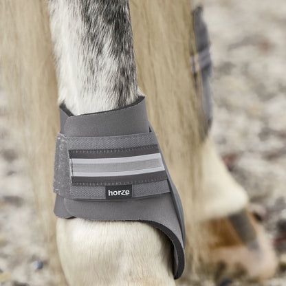 Horze Adepto Fetlock Boots - Steel Grey