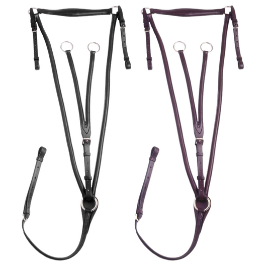 Silver Fox® Raised Running Breastplate Martingale - Cob