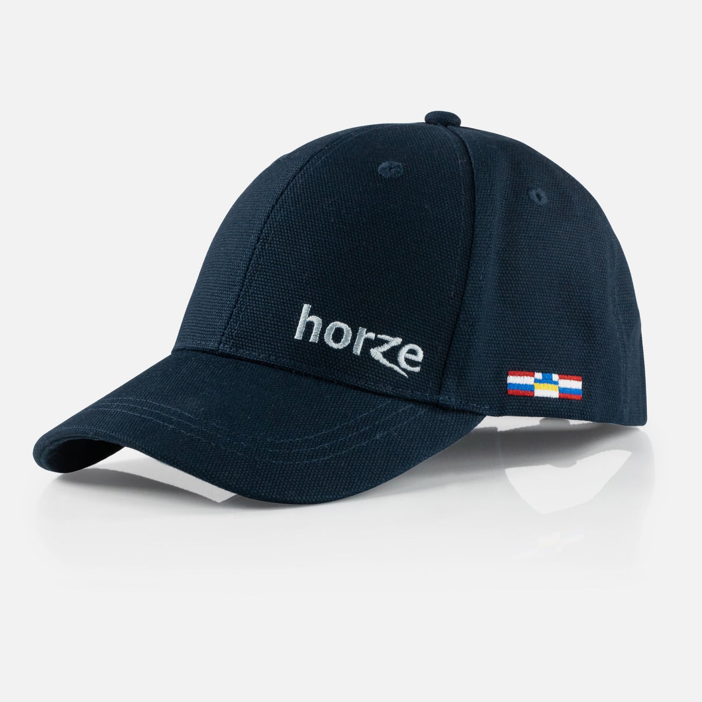 Horze Cap with Flag Logo - Dark Navy