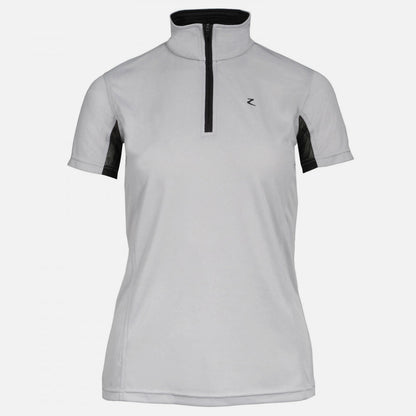 Horze Trista Short Sleeve Sun Shirt - Grey