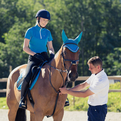 Horze Trista Short Sleeve Sun Shirt - Paradise Blue