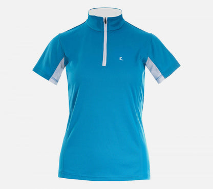 Horze Trista Short Sleeve Sun Shirt - Paradise Blue