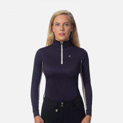 Horze Trista Long Sleeve Sun Shirt - Grape Juice Purple