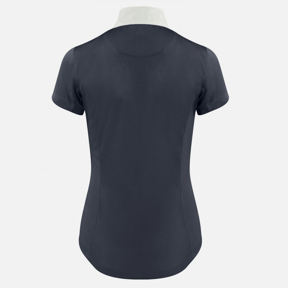 Horze Womens Blaire Short Sleeve Sun Show Shirt - Dark Navy