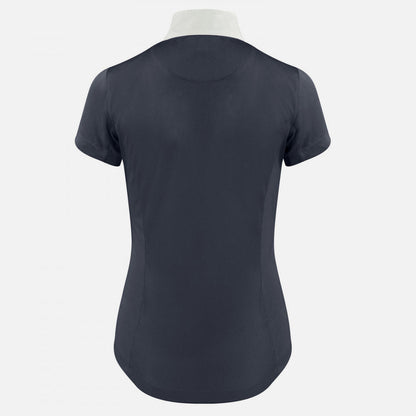Horze Womens Blaire Short Sleeve Sun Show Shirt - Dark Navy