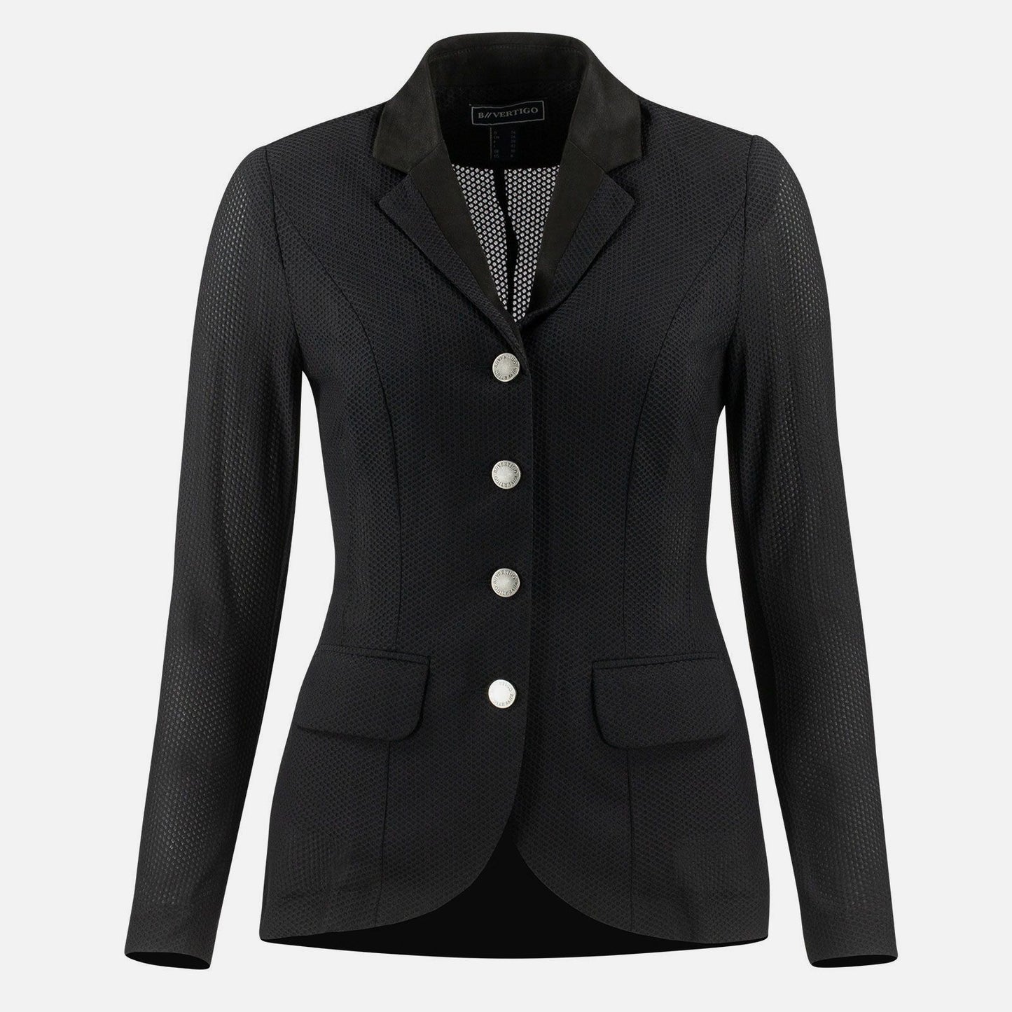 B Vertigo Gabrielle Womens Mesh Show Jacket - Black