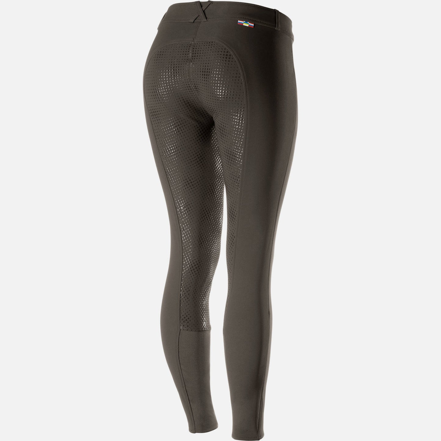 Horze Grand Prix Womens Silicone Full Seat Breeches - Dark Brown