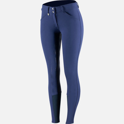 Horze Grand Prix Womens Silicone Full Seat Breeches - Patriots Blue
