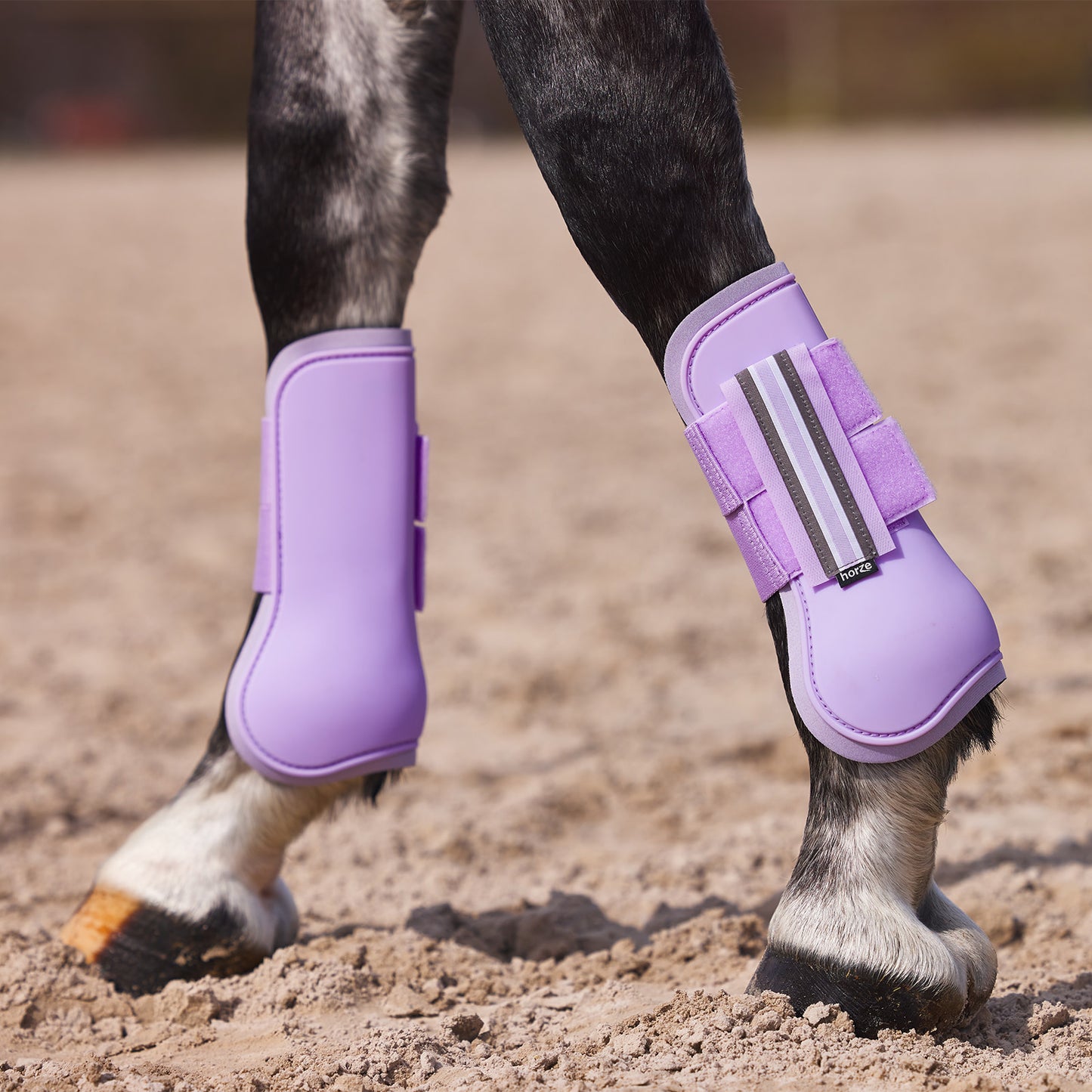Horze Adepto Tendon Boots - Languid Lavender Purple