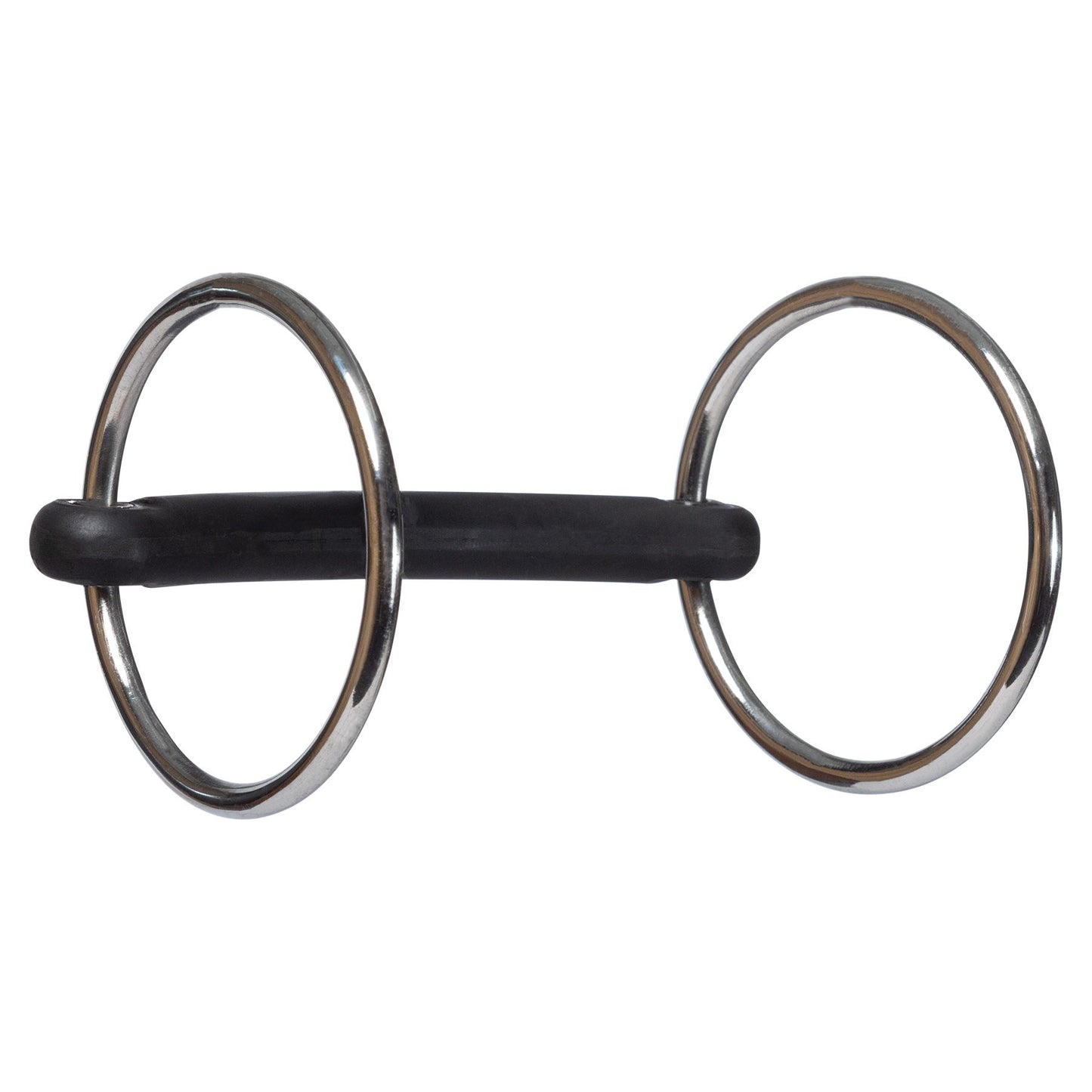 FES® Solid Rubber Mouth Loose Ring Snaffle Bit - 5"