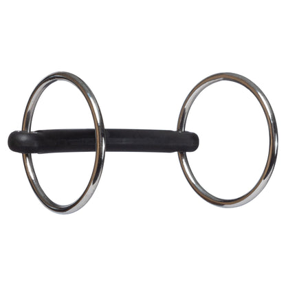 FES® Solid Rubber Mouth Loose Ring Snaffle Bit - 5"