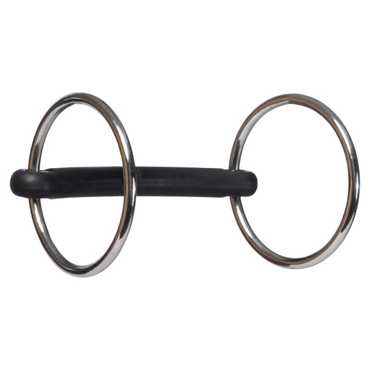 FES® Solid Rubber Mouth Loose Ring Snaffle Bit - 5"
