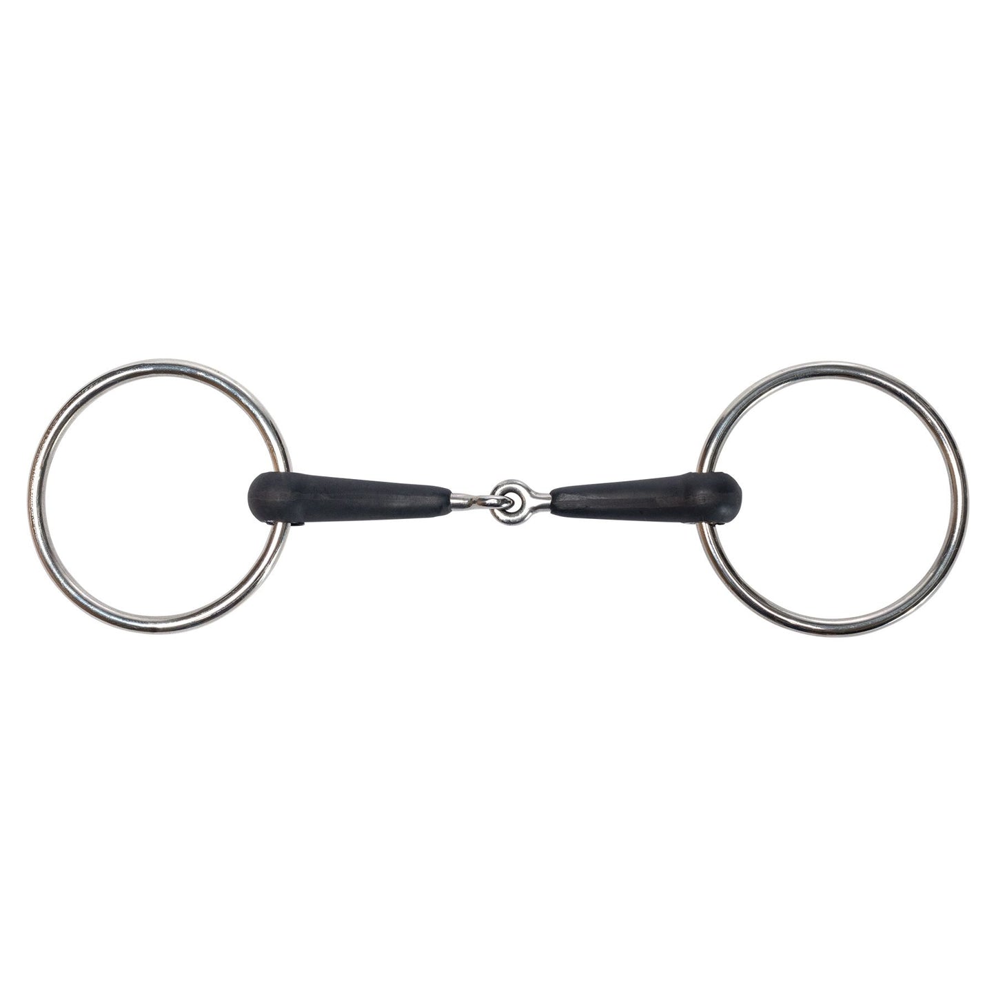 FES® Rubber Loose Ring Snaffle Bit - 5"