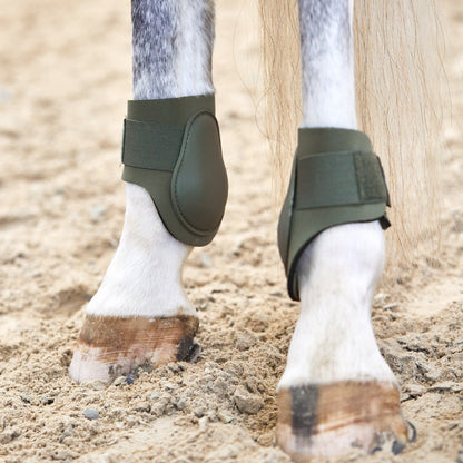 Horze Adepto Fetlock Boots - Beetle Khaki Green