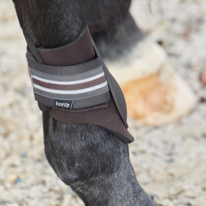 Horze Adepto Fetlock Boots - Dark Brown