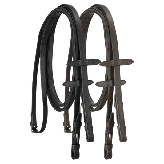 Silver Fox® English Reins with Rubber Grip