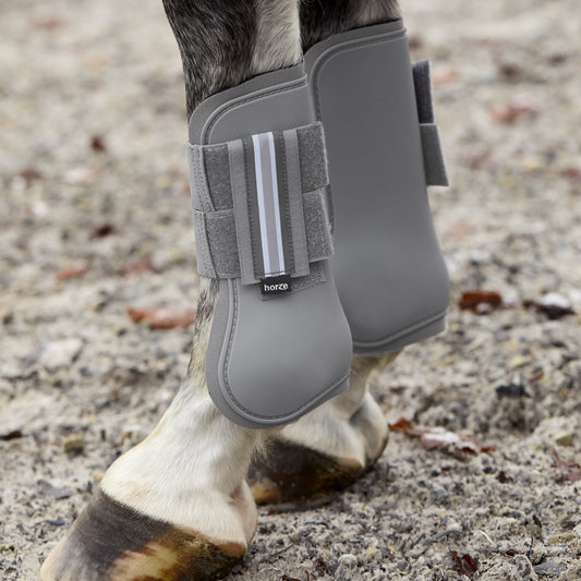 Horze Adepto Tendon Boots - Steel Grey