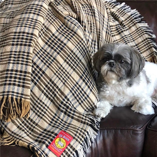 5/A Baker® Plaid Afghan 50" x 70"