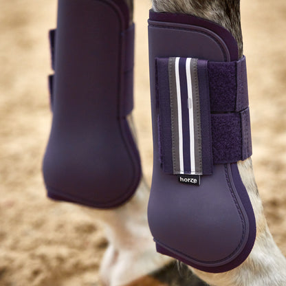 Horze Adepto Tendon Boots - Blackcurrant Purple