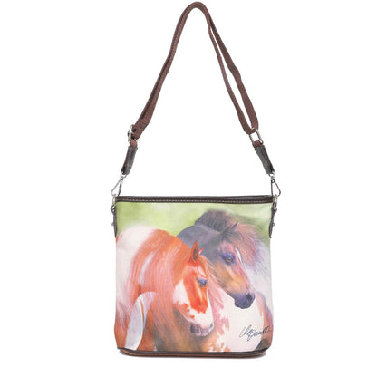 Montana West Horses Canvas Collection Crossbody
