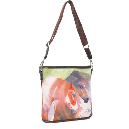 Montana West Horses Canvas Collection Crossbody