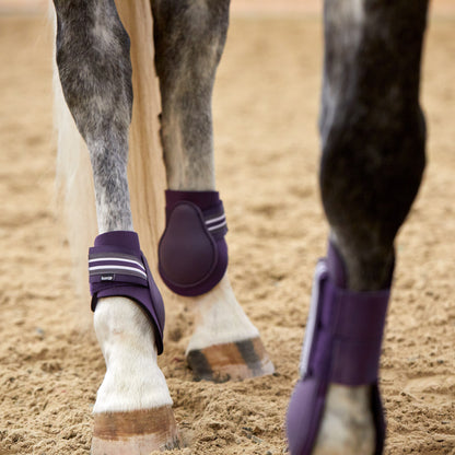 Horze Adepto Fetlock Boots - Blackcurrant Purple