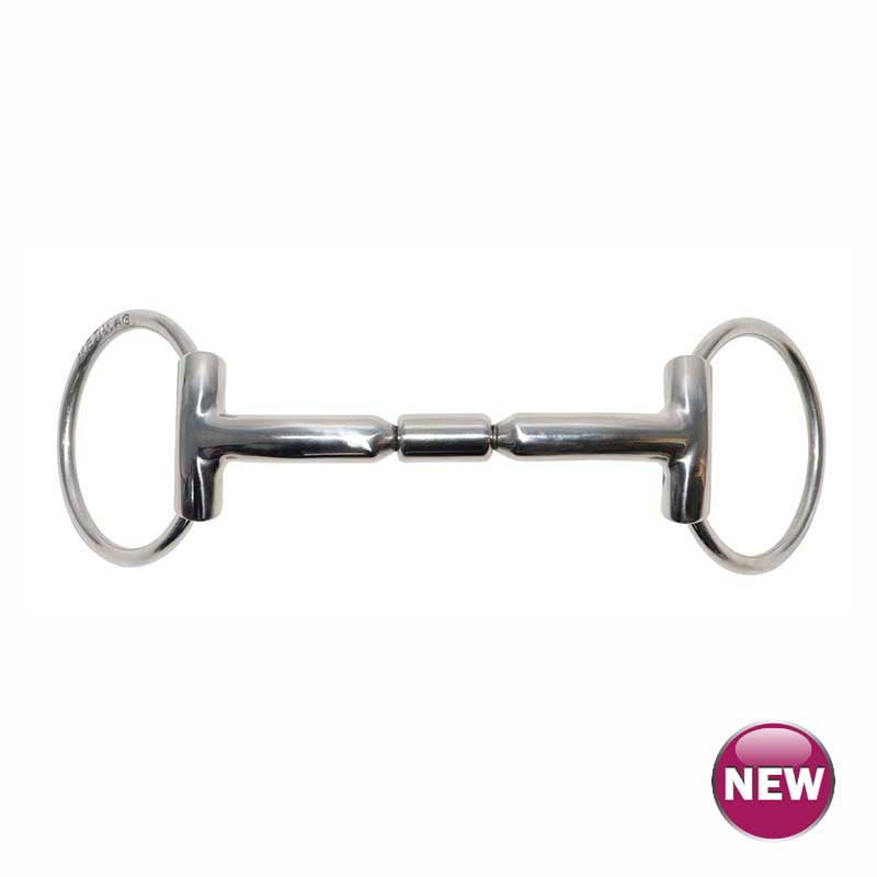 Metalab Mullen Barrel O-Ring Snaffle Bit - 11mm