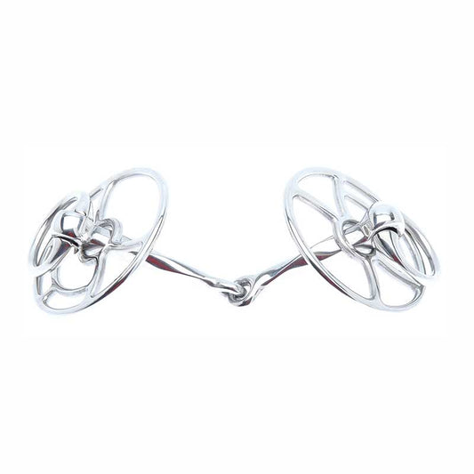 Metalab John Whitaker Twisted Single Joint Gag Bit - 5 1/4"