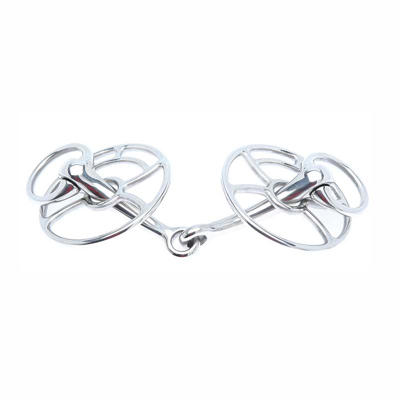 Metalab John Whitaker Single Joint Gag Bit - 5 1/4"