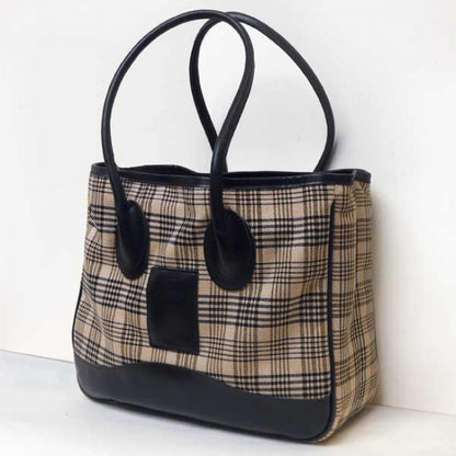 5/A Baker® Taylor Tote - Black Leather