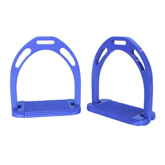 Professional Equine Lightweight Aluminum Stirrups - Purple