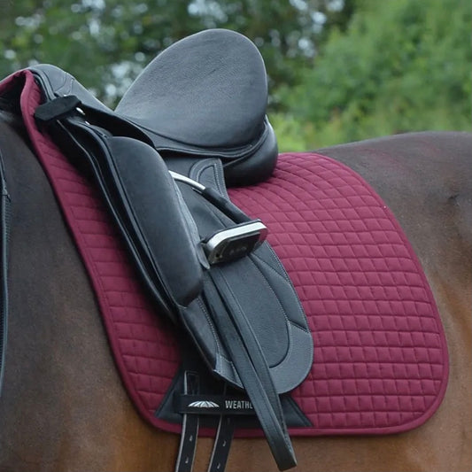 Weatherbeeta Prime Dressage Saddle Pad - Maroon