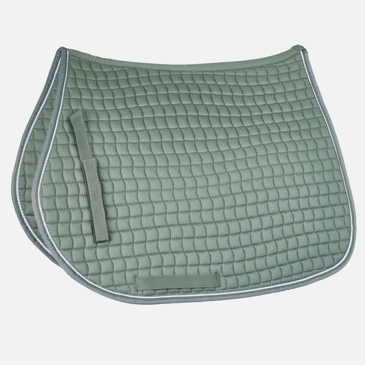 Horze Adepto All Purpose Saddle Pad - Beetle Khaki Green