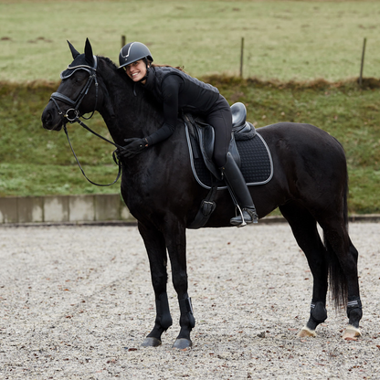 Horze Adepto Dressage Saddle Pad - Black