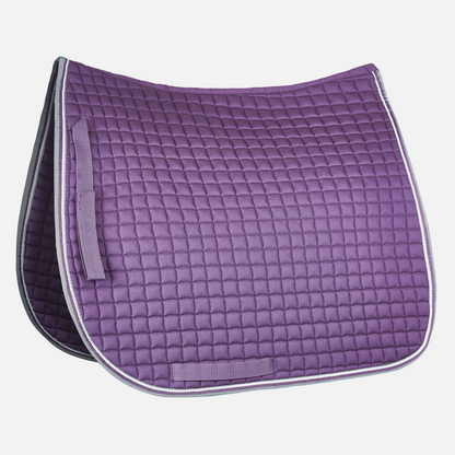 Horze Adepto Dressage Saddle Pad - Blackcurrant Purple