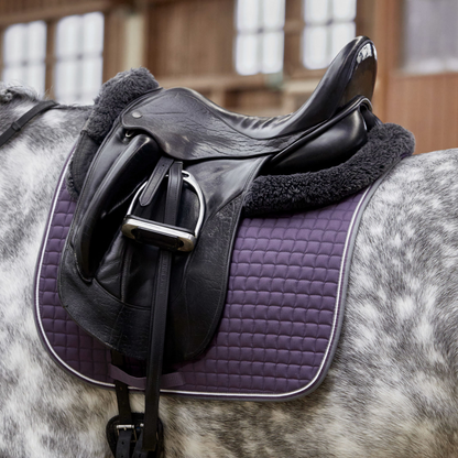 Horze Adepto Dressage Saddle Pad - Blackcurrant Purple