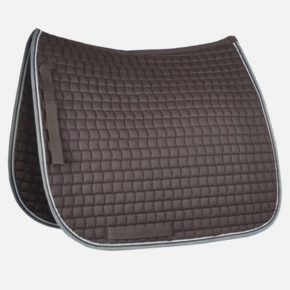 Horze Adepto Dressage Saddle Pad - Dark Brown