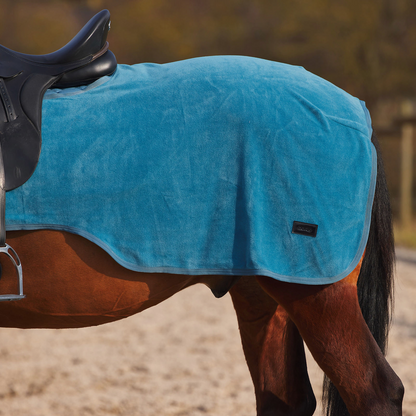 Horze Marquees Fleece Riding Blanket - Aegean Blue