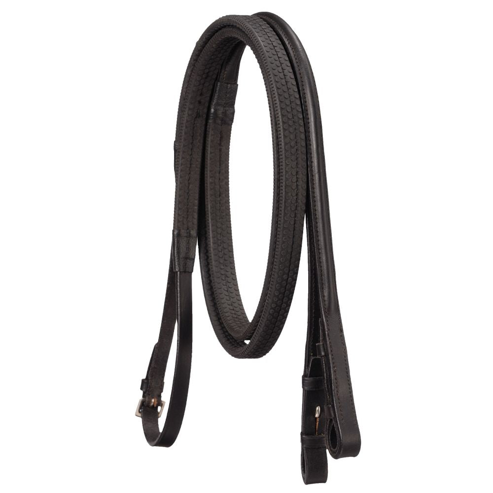 Silver Fox® Raised Rubber Grip Reins