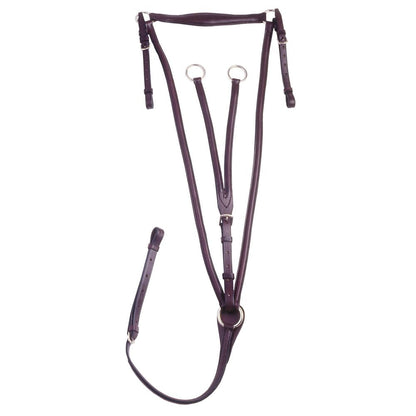 Silver Fox® Raised Running Breastplate Martingale - Cob
