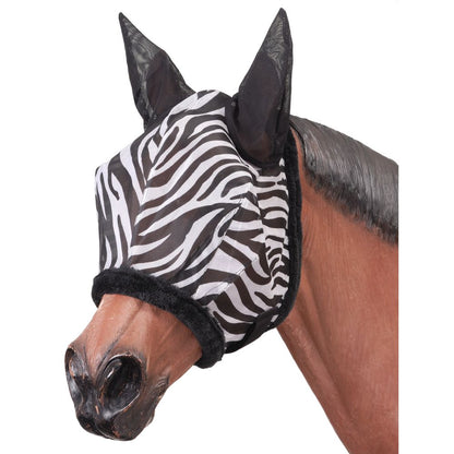 Tough1® Zebra Mesh Fly Mask