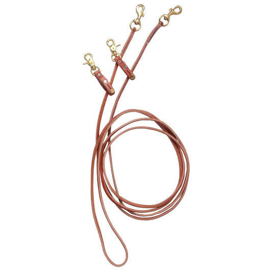 Royal King® Leather Pulley Draw Reins