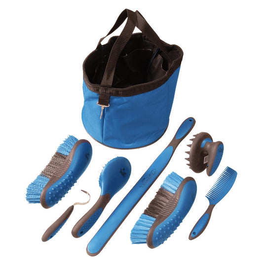 Tough1® 8 PC Great Grip Grooming Package - Blue