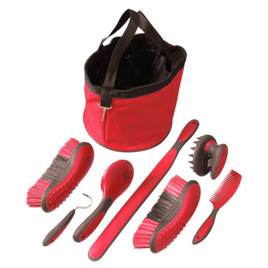 Tough1® 8 PC Great Grip Grooming Package - Red