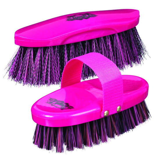 Tough 1® 2 Pack Soft Bristle and Medium Bristle Brush - Pink