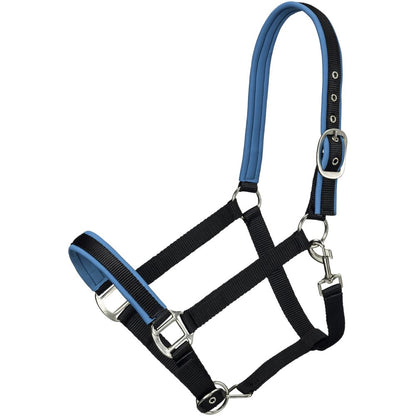Tough1® Neoprene Padded Nylon Halter - Turquoise