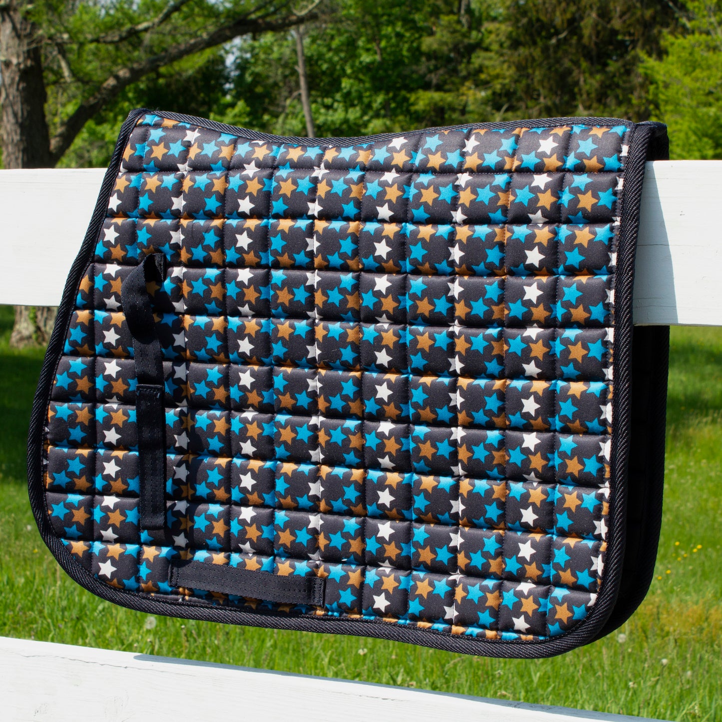Horze Alex Pony All Purpose Saddle Pad with Star Print