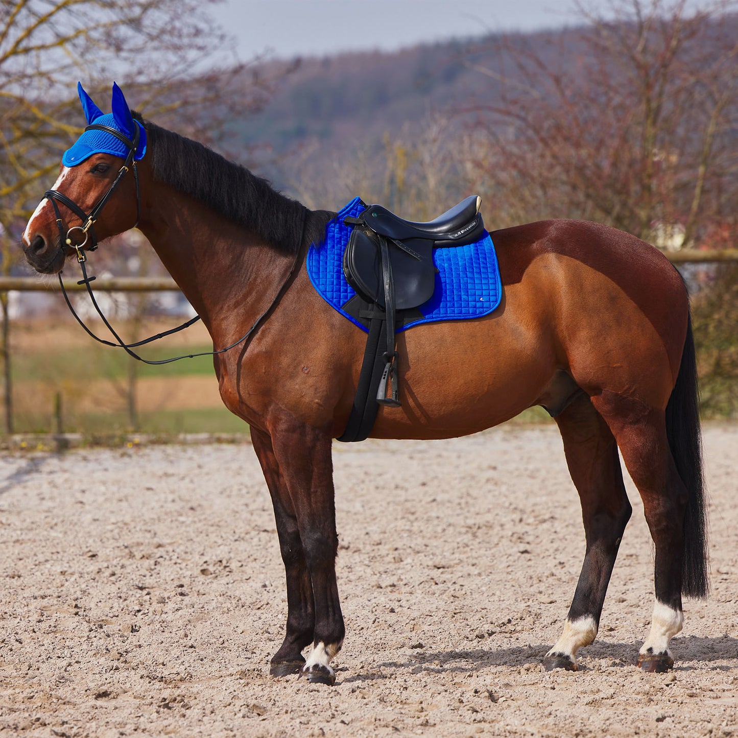 Horze Cooling All Purpose Saddle Pad - Royal Blue