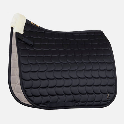 Horze Houston Comfort Fleece Dressage Saddle Pad - Dark Navy